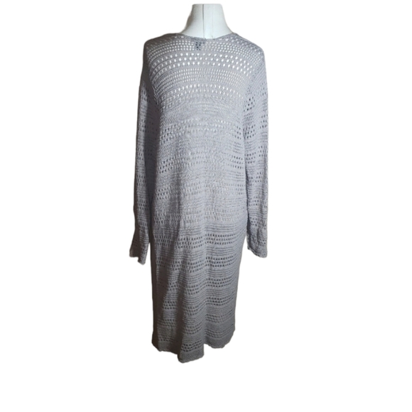 Torrid Duster Grey Sweater sz 2 - Picture 3 of 3